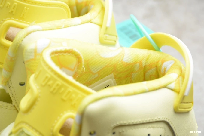 Cheap MAX Yellow Retro Floral Jordan 6 Air 543390-800 Dynamic (GS) 0723